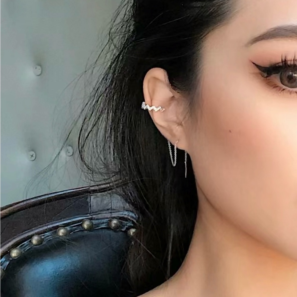 Authentic APM Rose Gold Ear String Set - Picture 8 of 10